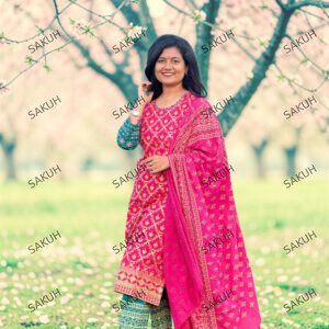 🌸 নারীদের কটন রেডি থ্রি-পিস উইথ এমব্রয়ডারি ওয়ার্ক 🌸